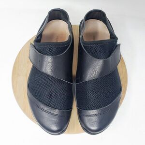 Trippen Shoes Womens 36 Fyke F Wave Comfort Avant Garde‎ Black Leather Mesh